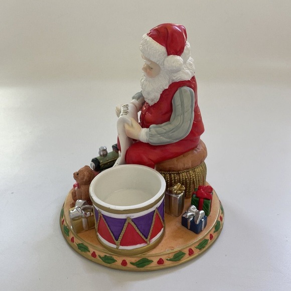 PartyLite Santa's List Tealight Holder‎ P7916 Christmas Holiday Decor - Picture 3 of 12